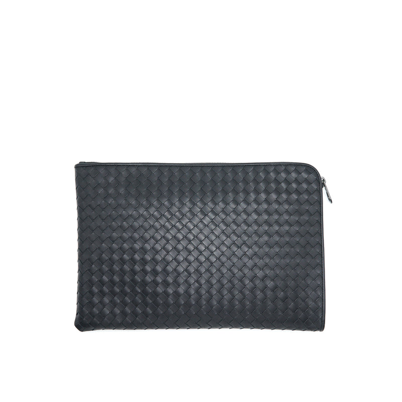 bottega Veneta Intrecciato weave small document case/ clutch