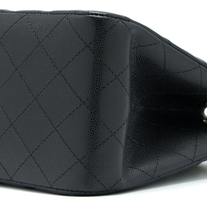 Chanel 23C Mini Bucket Bag Caviar Black LGHW (Microchip)