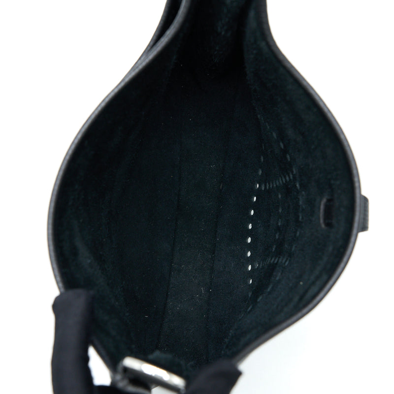 Hermes Evelyne 29 Clemence Black SHW Stamp X