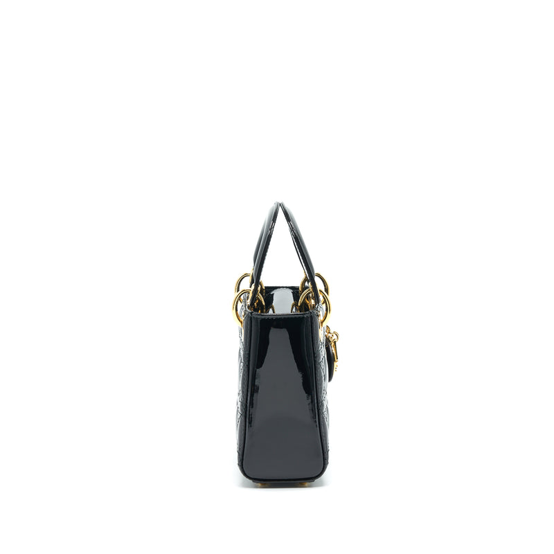 Dior Mini Lady Dior Patent Leather Black GHW