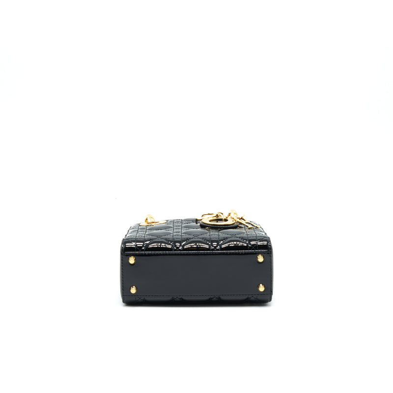 Dior Mini Lady Dior Patent Leather Black GHW