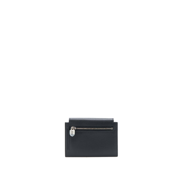 Hermes Kelly Pocket Compact Epsom Black SHW Stamp Y