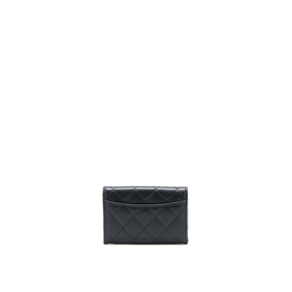 Chanel Classic Flap Cardholder Caviar Black GHW(Microchip)