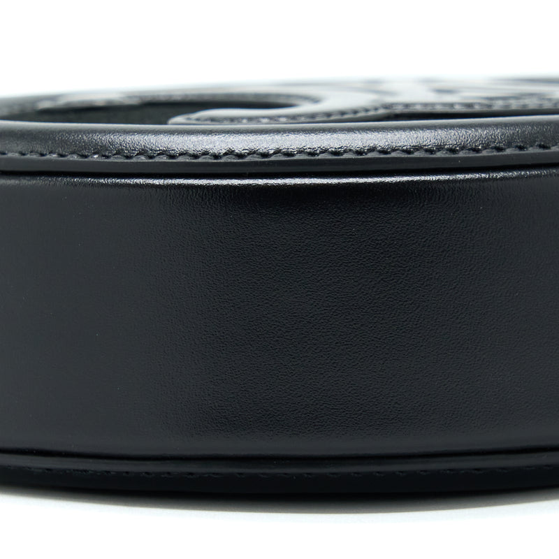 Celine Oval Bag Cuir Triomphe Calfskin/Velvet with Chain GHW