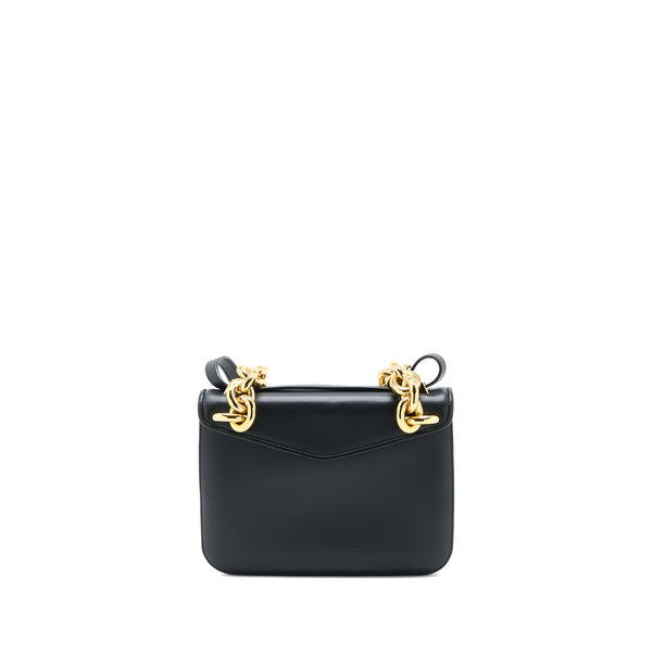 Bottega Veneta Small Mount Bag Calfskin Black GHW