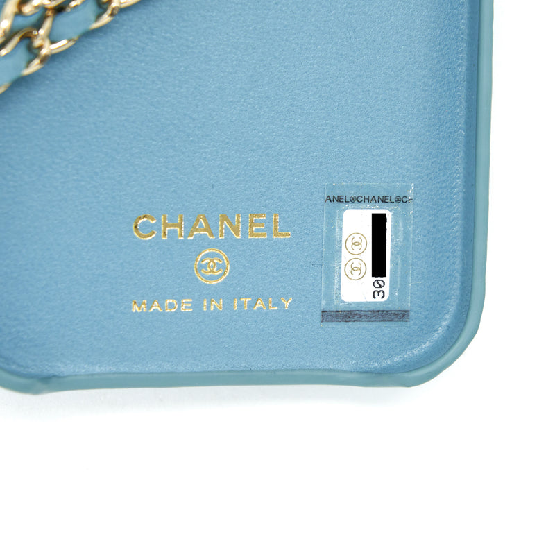 Chanel Pearl Crush phone case with Chain for iPhone 12 pro