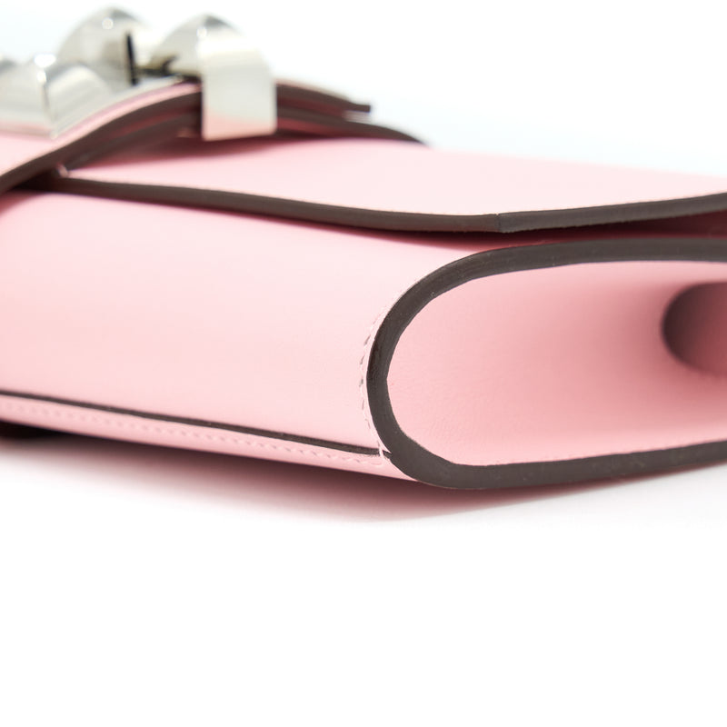 Hermes Pochette Medor 23 Swift Rose Sakura SHW Stamp D