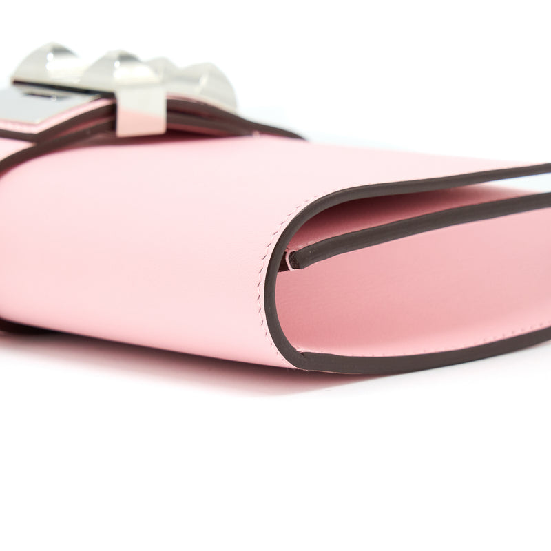 Hermes Pochette Medor 23 Swift Rose Sakura SHW Stamp D