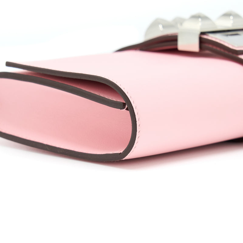Hermes Pochette Medor 23 Swift Rose Sakura SHW Stamp D