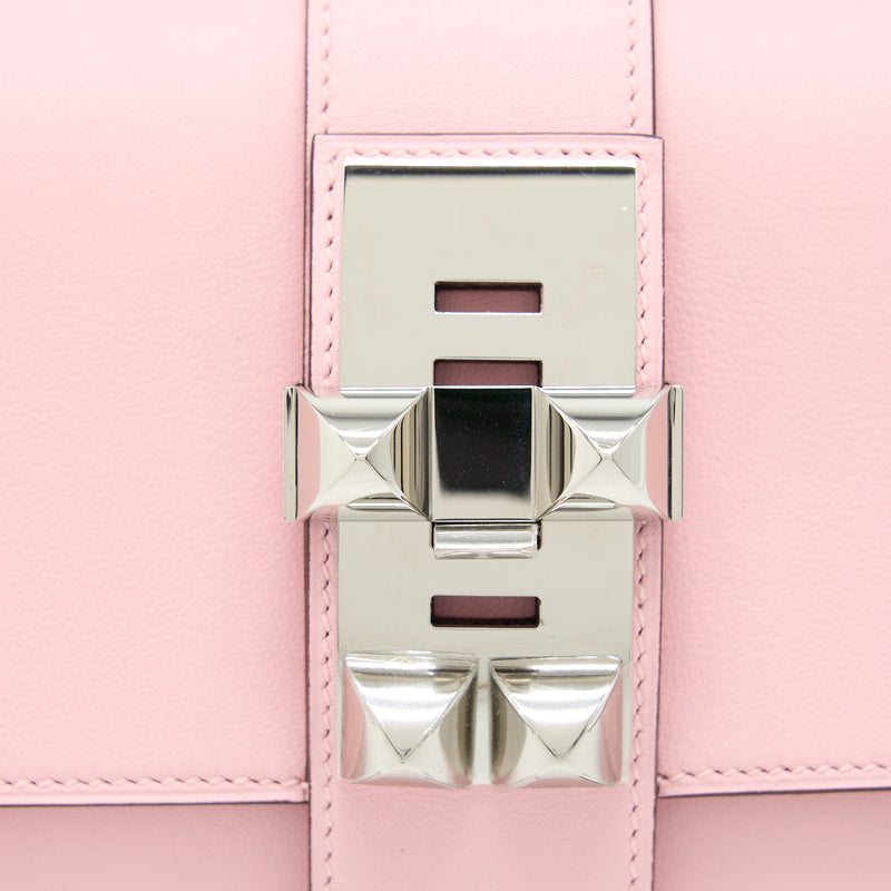 Hermes Pochette Medor 23 Swift Rose Sakura SHW Stamp D