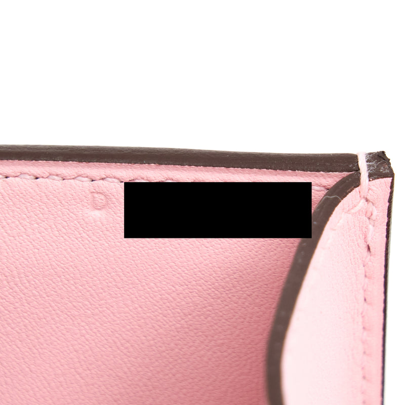 Hermes Pochette Medor 23 Swift Rose Sakura SHW Stamp D