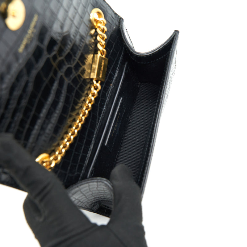 SAINT LAURENT /YSL MINI KATE BAG WITH TASSEL BLACK GHW