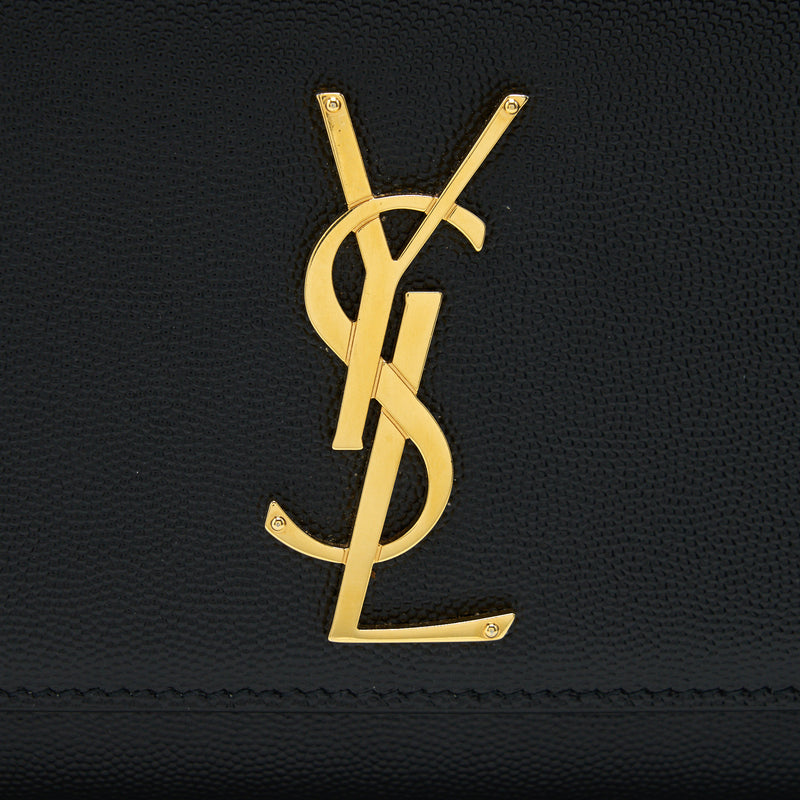 Saint Laurent/YSL Small Kate Chain Crossbody Black GHW