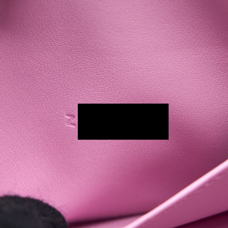 Hermes Mini Bolide Chèvre Mysore X9 Mauve Sylvestre SHW Stamp Z