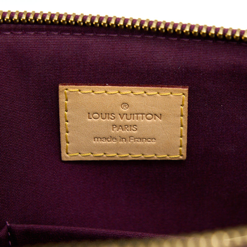 Louis Vuitton Burgundy Monogram Vernis Bellevue PM Bag Louis Vuitton