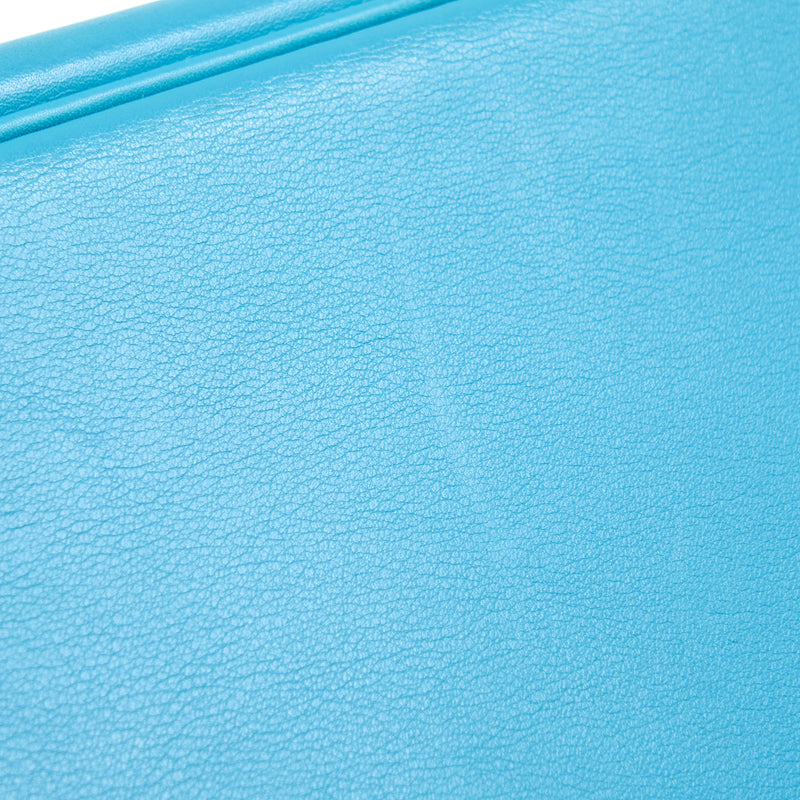 Hermes Birkin 25 Swift Blue Jeans SHW Stamp Square K
