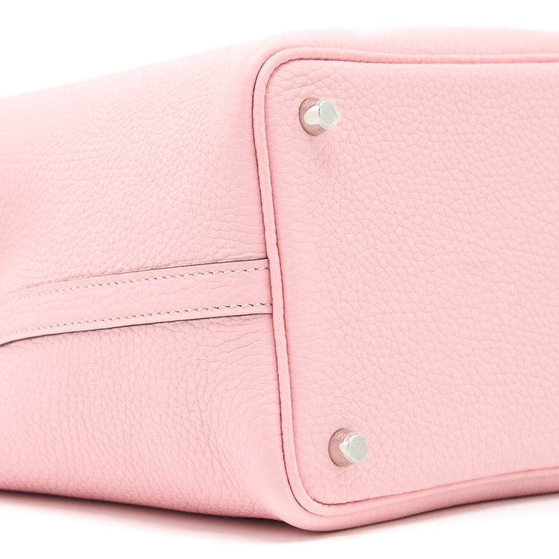 Hermes Picotin 18 Lock Bag Clemence Rose Sakura SHW Stamp U