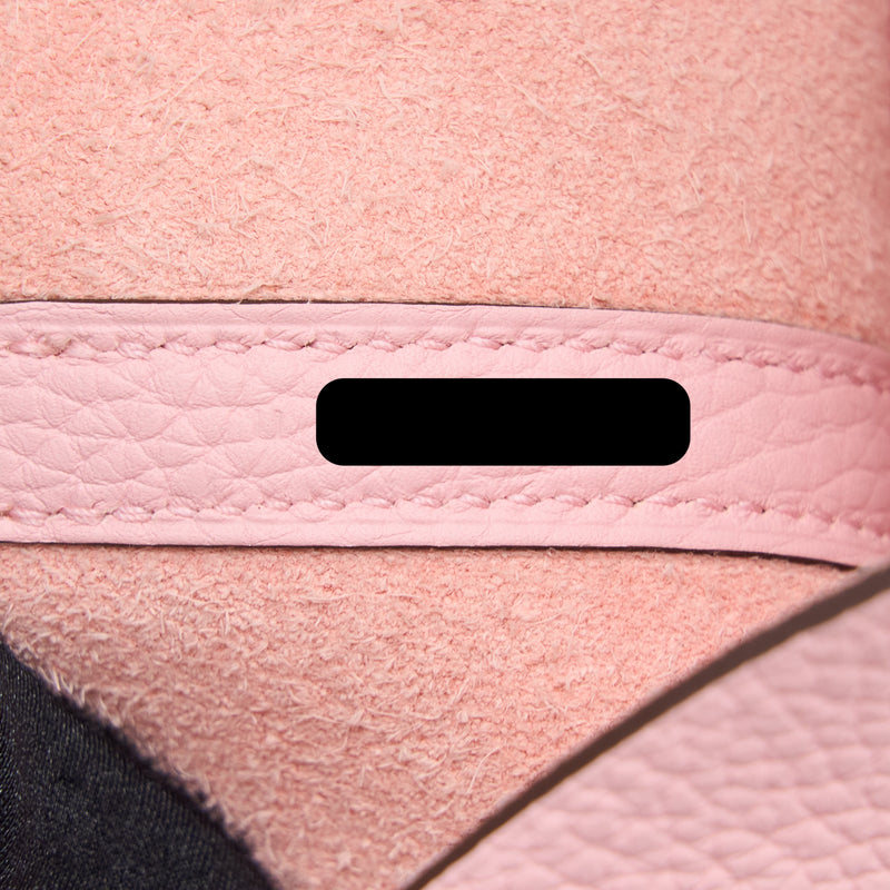 Hermes Picotin 18 Lock Bag Clemence Rose Sakura SHW Stamp U