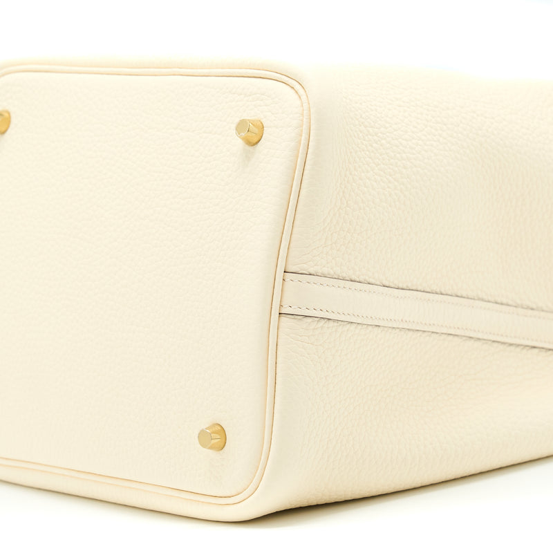 Hermes Picotin 22 Lock Bag Clemence Nata GHW Stamp Z