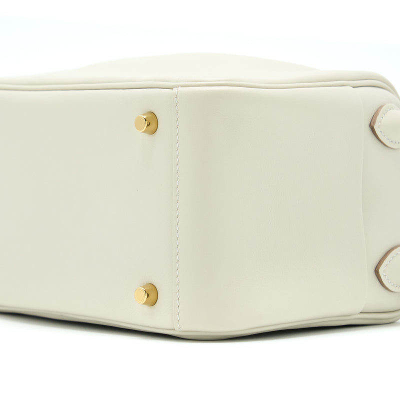 Hermes Mini Lindy Swift Gris Perle GHW Stamp Z