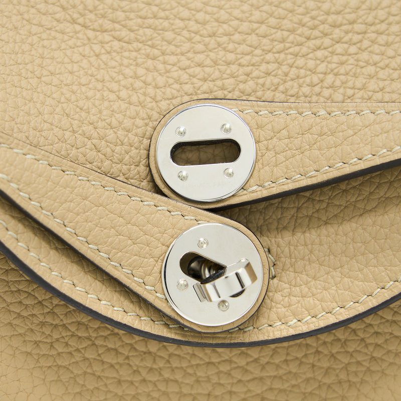 Hermes Mini Lindy Clemence Trench SHW Stamp U