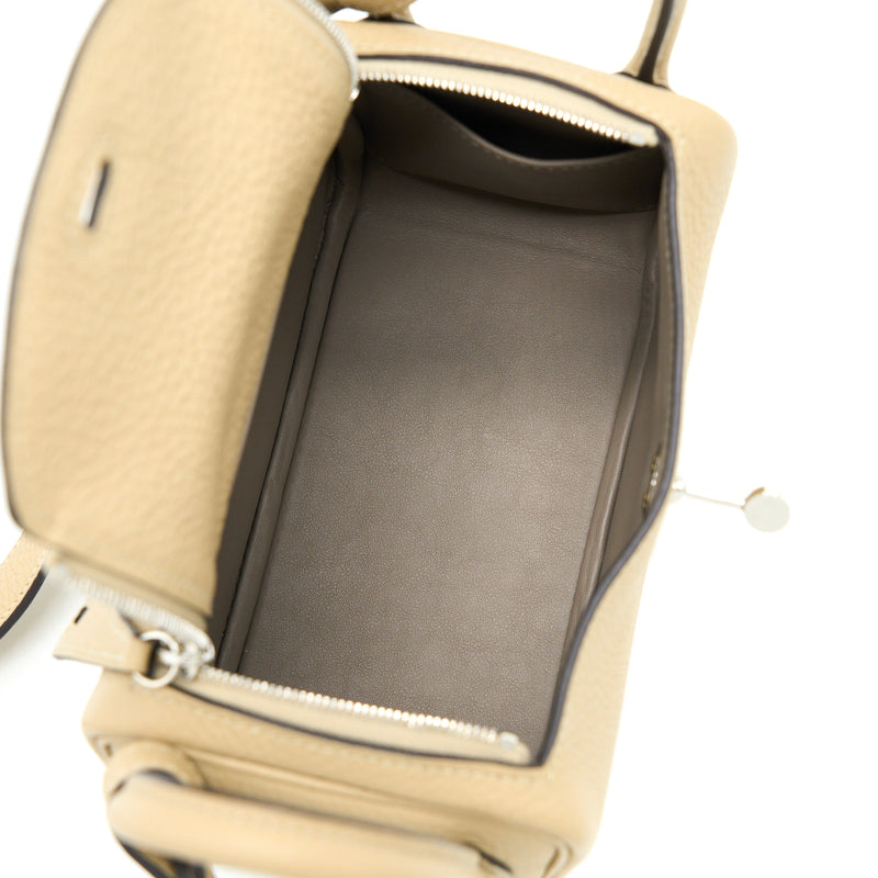 Hermes Mini Lindy Clemence Trench SHW Stamp U