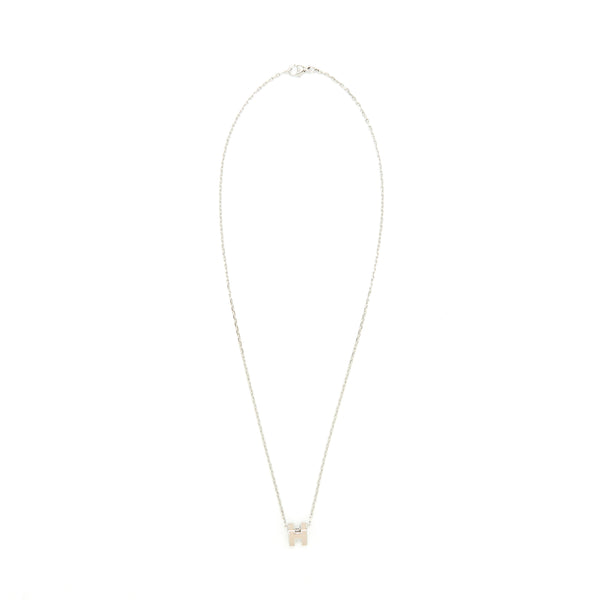 Hermes Mini Pop H Pendant Marron Glace SHW