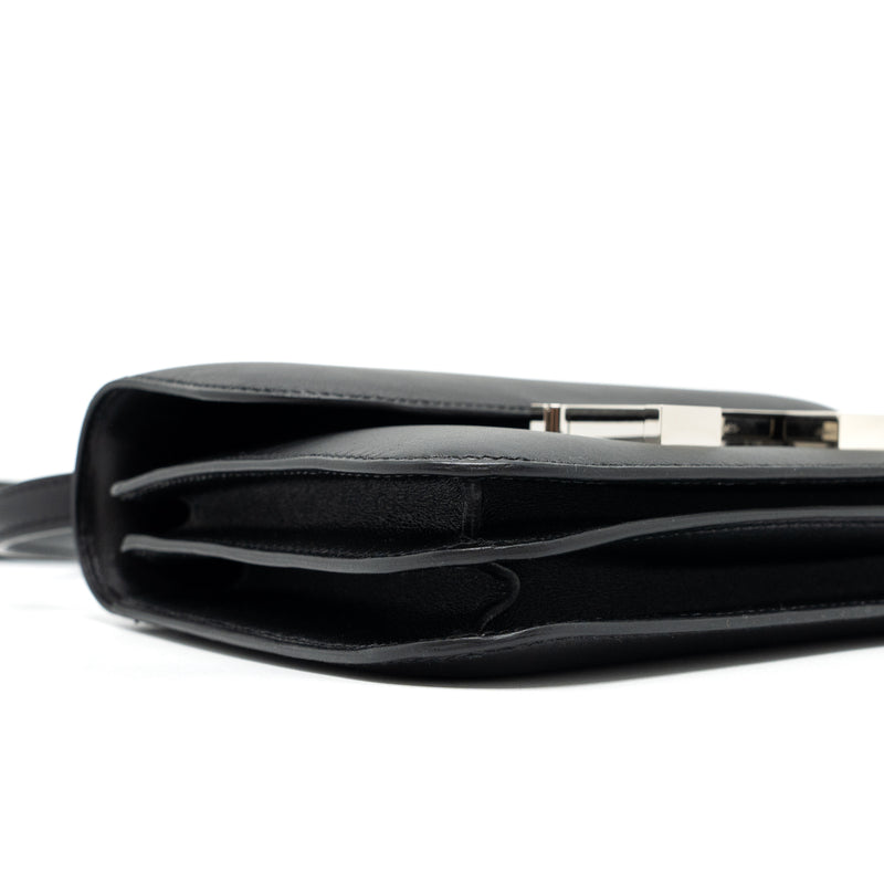 Hermes Mini Constance Swift Black SHW Stamp A