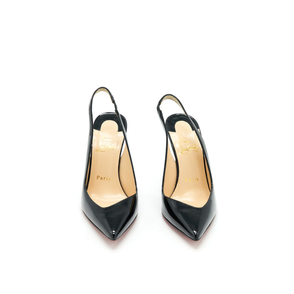 Christian Louboutin Size 36.5 Fleuve 100 Patent Black