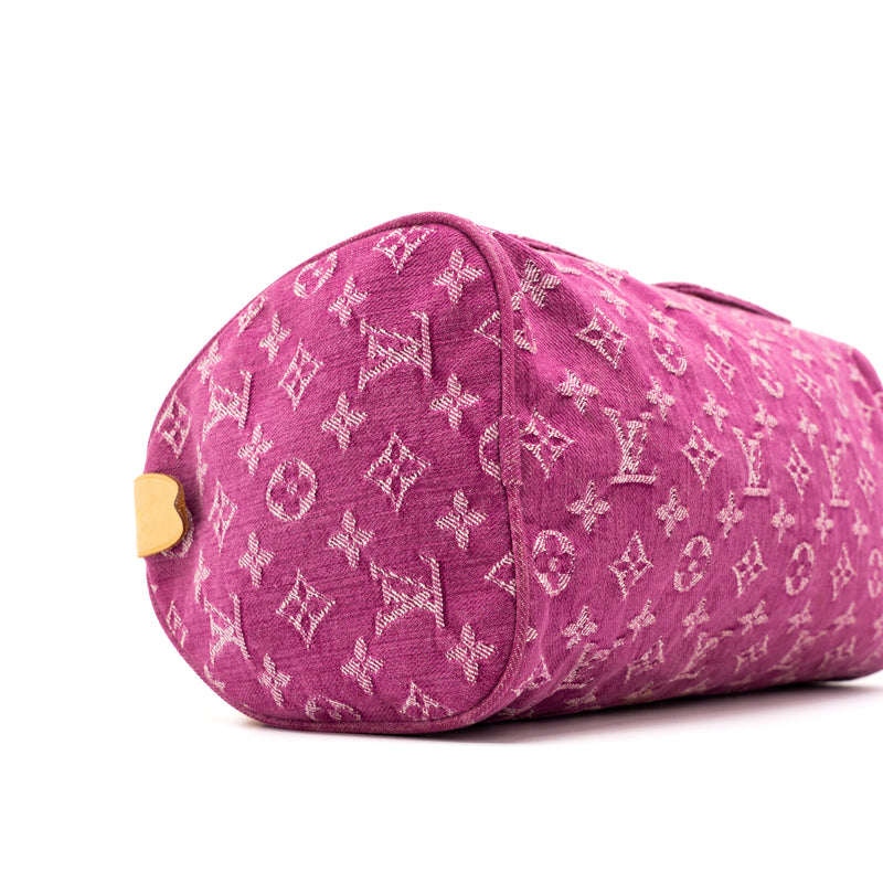 Vintage Louis Vuitton Pink Denim Neo Speedy Shoulder Bag