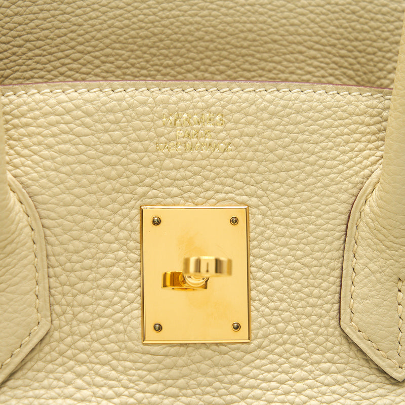 Birkin 35 Parchemin in GHW stamp M in Square