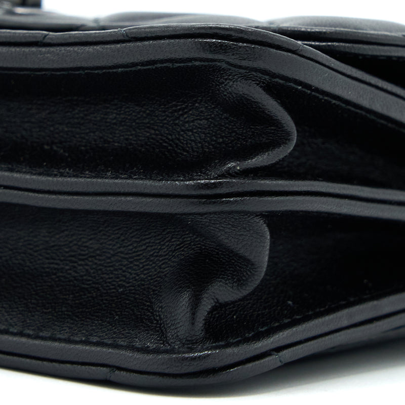 Chanel Square Trendy CC Wallet On Chain Lambskin So Black
