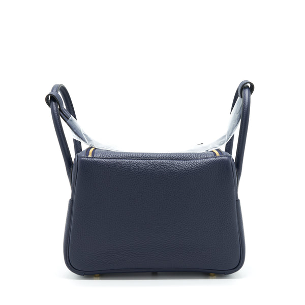 Hermes Lindy 26 Clemence Bleu Nuit GHW Stamp U
