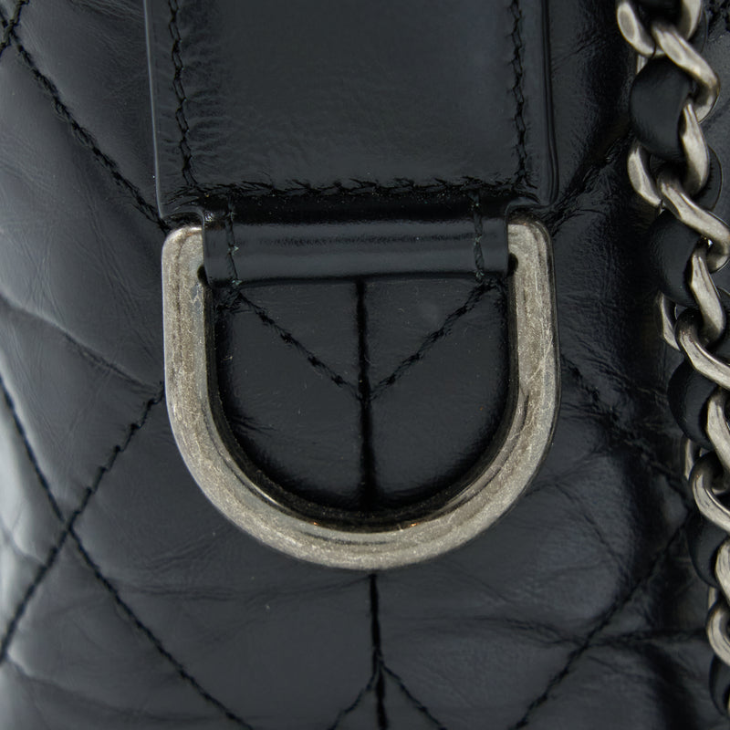 Chanel Small Gabrielle Hobo Bag Calfskin Black With Multicolour Hardware