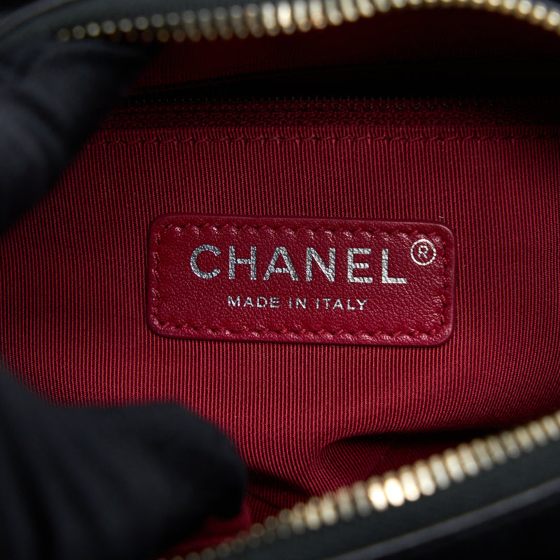 Chanel Small Gabrielle Hobo Bag Calfskin Black With Multicolour Hardware