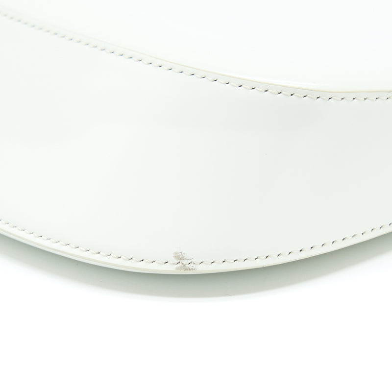 Prada Cleo Bag Calfskin White SHW