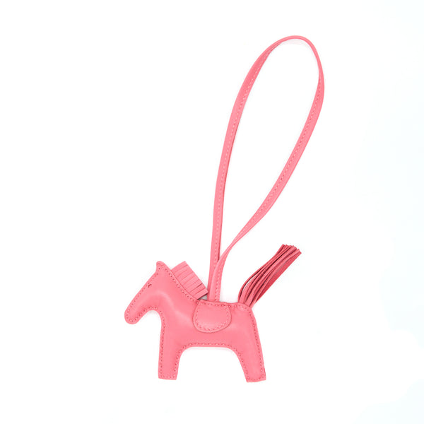 Hermes Rodeo PM Bag Charm Pink