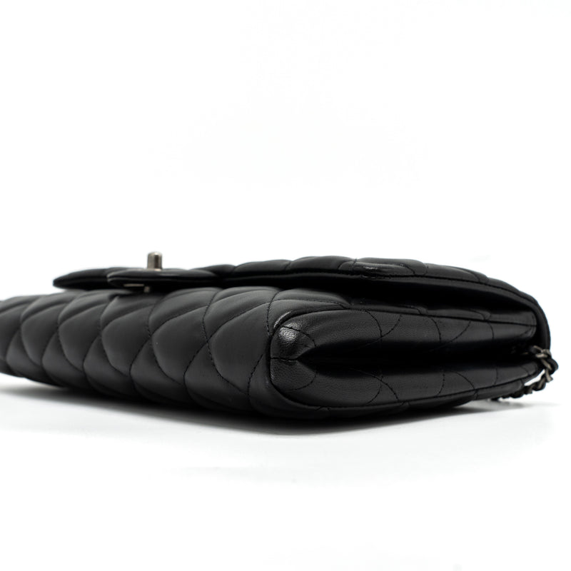 Chanel Timeless Clutch with Chain Lambskin Black Ruthenium Hardware