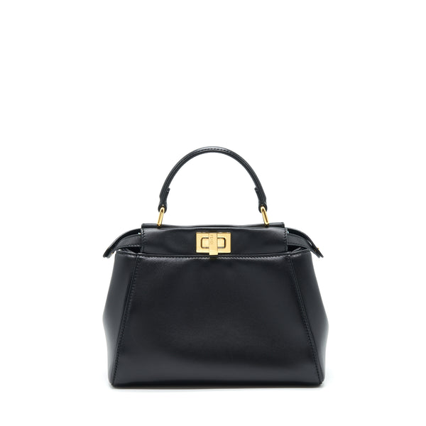 Fendi Mini Peekaboo Lambskin Black GHW