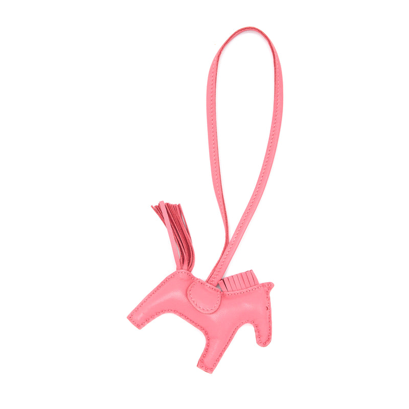 Hermes Rodeo PM Bag Charm Pink