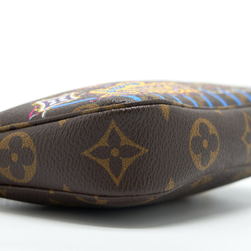 Louis Vuitton Mini Pochette Limited Edition Monogram Canvas GHW