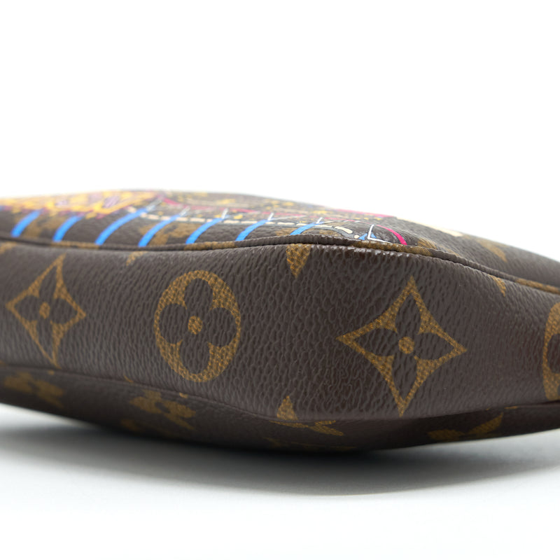 Louis Vuitton Mini Pochette Limited Edition Monogram Canvas GHW