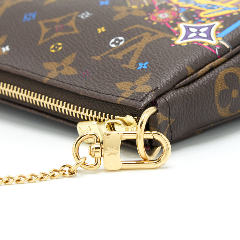 Louis Vuitton Mini Pochette Limited Edition Monogram Canvas GHW