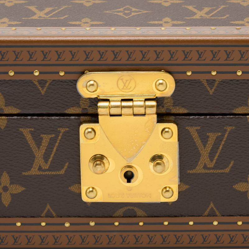 Louis Vuitton Case 8 Watch Monogram Canvas Brown in Canvas with