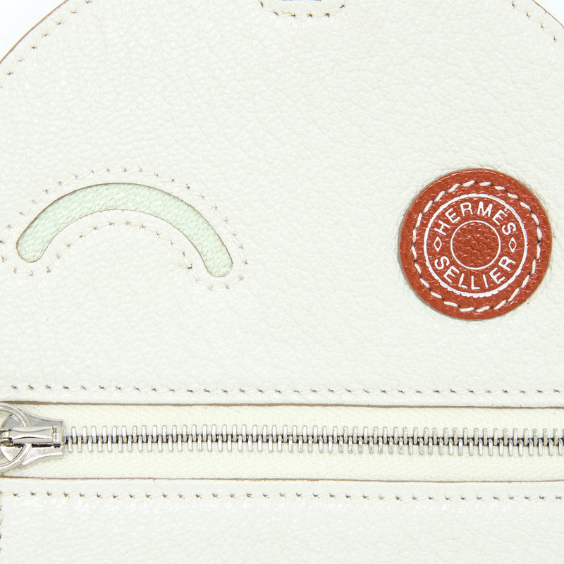 Hermes In-The-Loop to Go GM Phone Case Mysore Goatskin Mushroom/Vert Fizz/Cuivre Stamp U