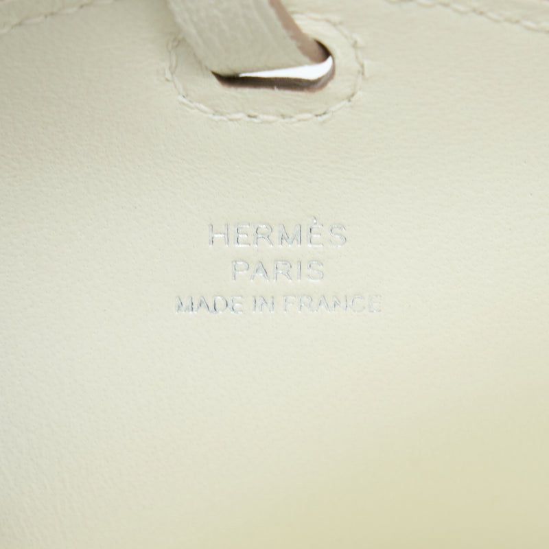 Hermes In-The-Loop to Go GM Phone Case Mysore Goatskin Mushroom/Vert F