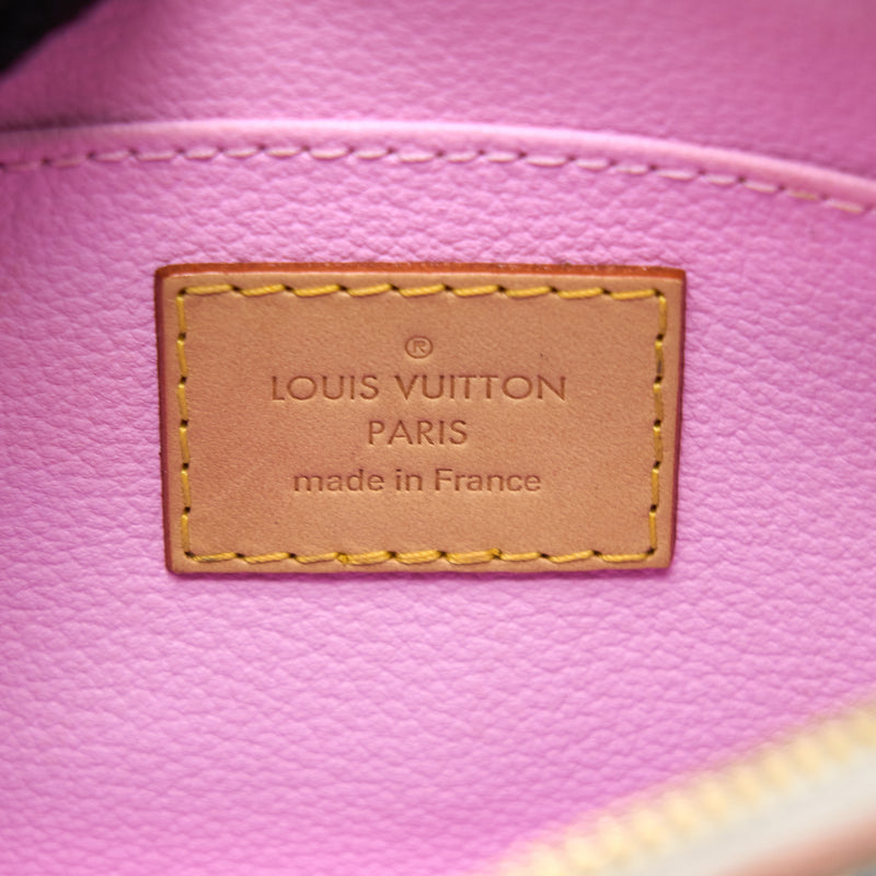 Louis Vuitton Cosmetic Pouche Multicolor Monogram Canvas White GHW