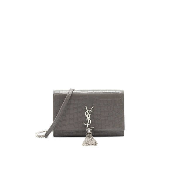 SAINT LAURENT KATE CHAIN WALLET WITH TASSEL