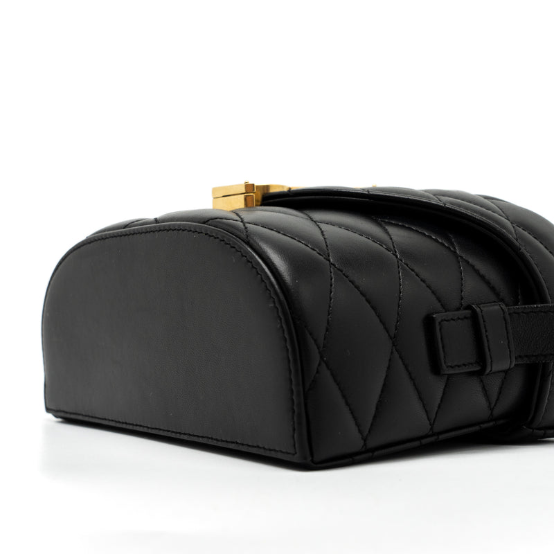 Saint Laurent June Box Bag Lambskin Black GHW