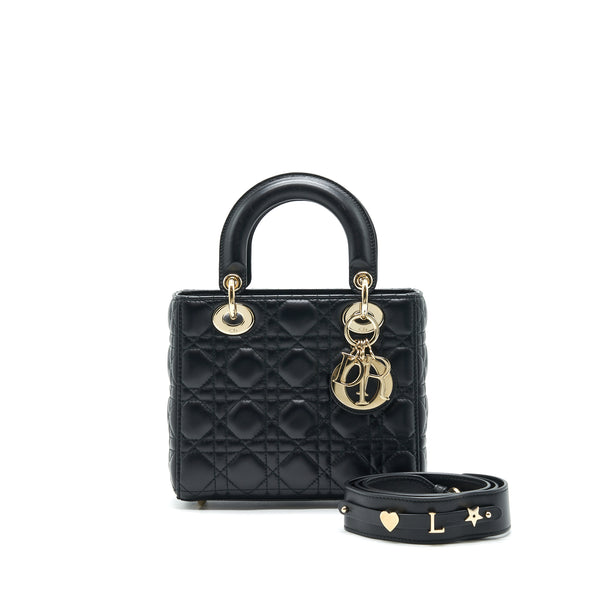 DIOR SMALL LADY DIOR BAG BLACK GHW